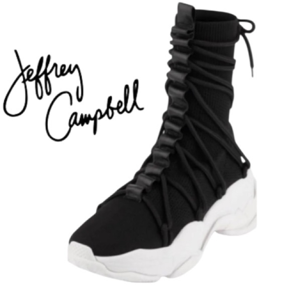 Jeffery Campbell Lace up Platform Sneakers